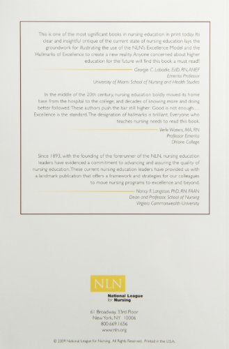 Achieving Excellence in Nursing Education (NLN)