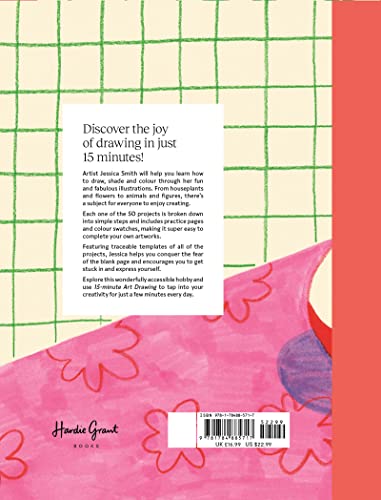 15-minute Art Drawing: Learn how to Draw, Colour and Shade