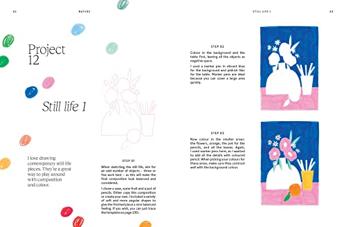 15-minute Art Drawing: Learn how to Draw, Colour and Shade