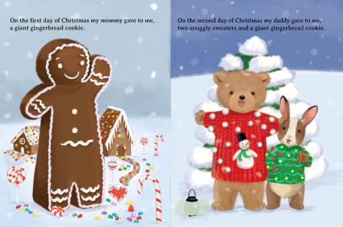 12 Days of Christmas - Children's Holiday Padded Board Book