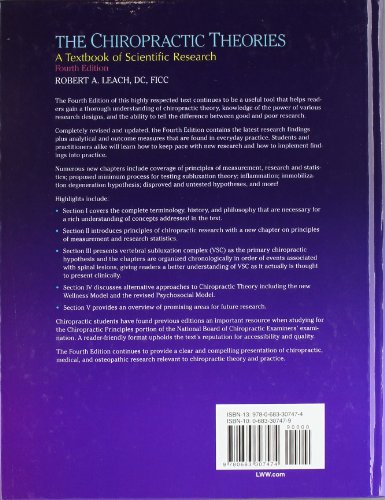 The Chiropractic Theories: A Textbook of Scientific Research