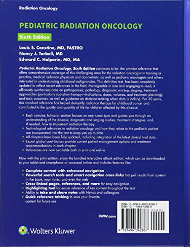 Pediatric Radiation Oncology