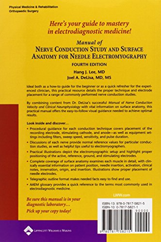 Manual of Nerve Conduction Study and Surface Anatomy for Needle Electromyography
