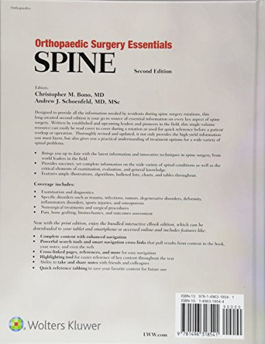 Orthopaedic Surgery Essentials: Spine