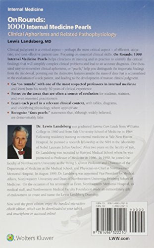 On Rounds: 1000 Internal Medicine Pearls