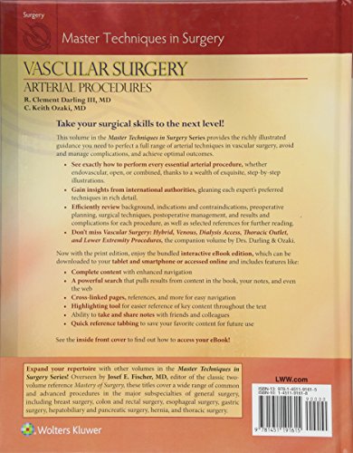 Master Techniques in Surgery: Vascular Surgery: Arterial Procedures