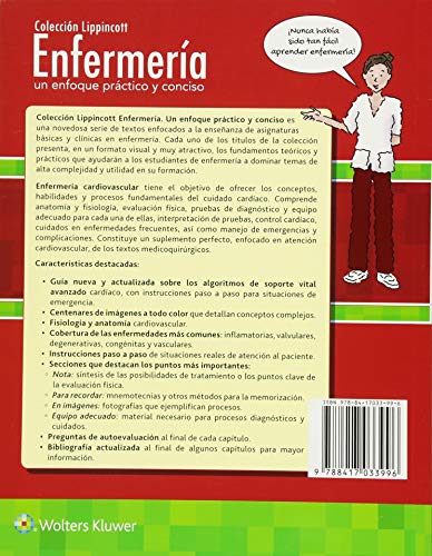 Colección Lippincott Enfermería. Un enfoque práctico y conciso: Enfermería cardiovascular (Incredibly Easy! Series®) (Spanish Edition)