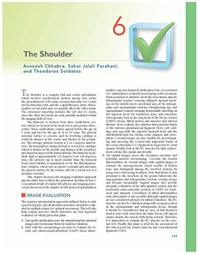 Musculoskeletal MRI Structured Evaluation: How to Practically Fill the Reporting Checklist
