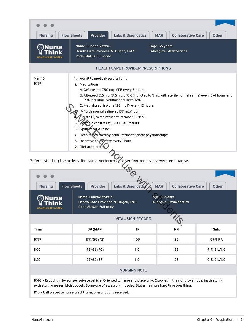 Conceptual Clinical Cases: NurseThink® for Students