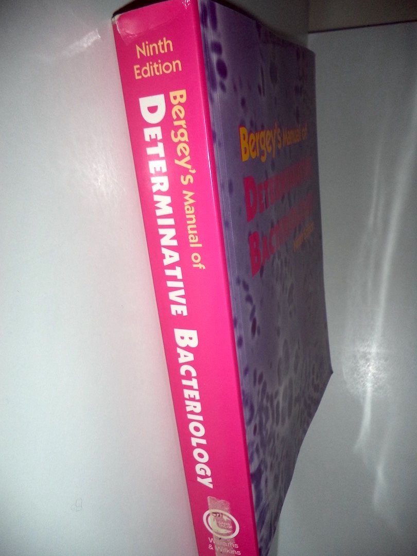 Bergey's Manual of Determinative Bacteriology
