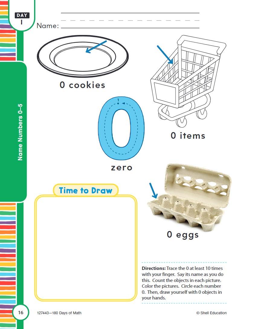 180 Days™: Mathematics for Pre-Kindergarten Practice Workbook for Classroom and Home, Cool and Fun Practice Created by Teachers (180 Days of Practice)