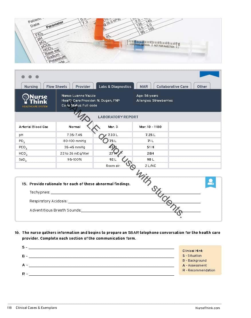 Conceptual Clinical Cases: NurseThink® for Students