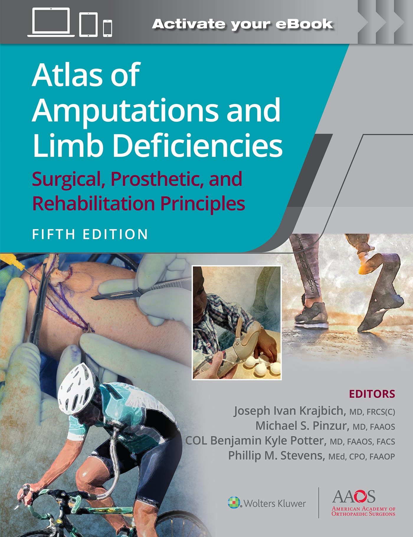 Atlas of Amputations and Limb Deficiencies 5: Surgical, Prosthetic, and Rehabilitation Principles (AAOS - American Academy of Orthopaedic Surgeons)