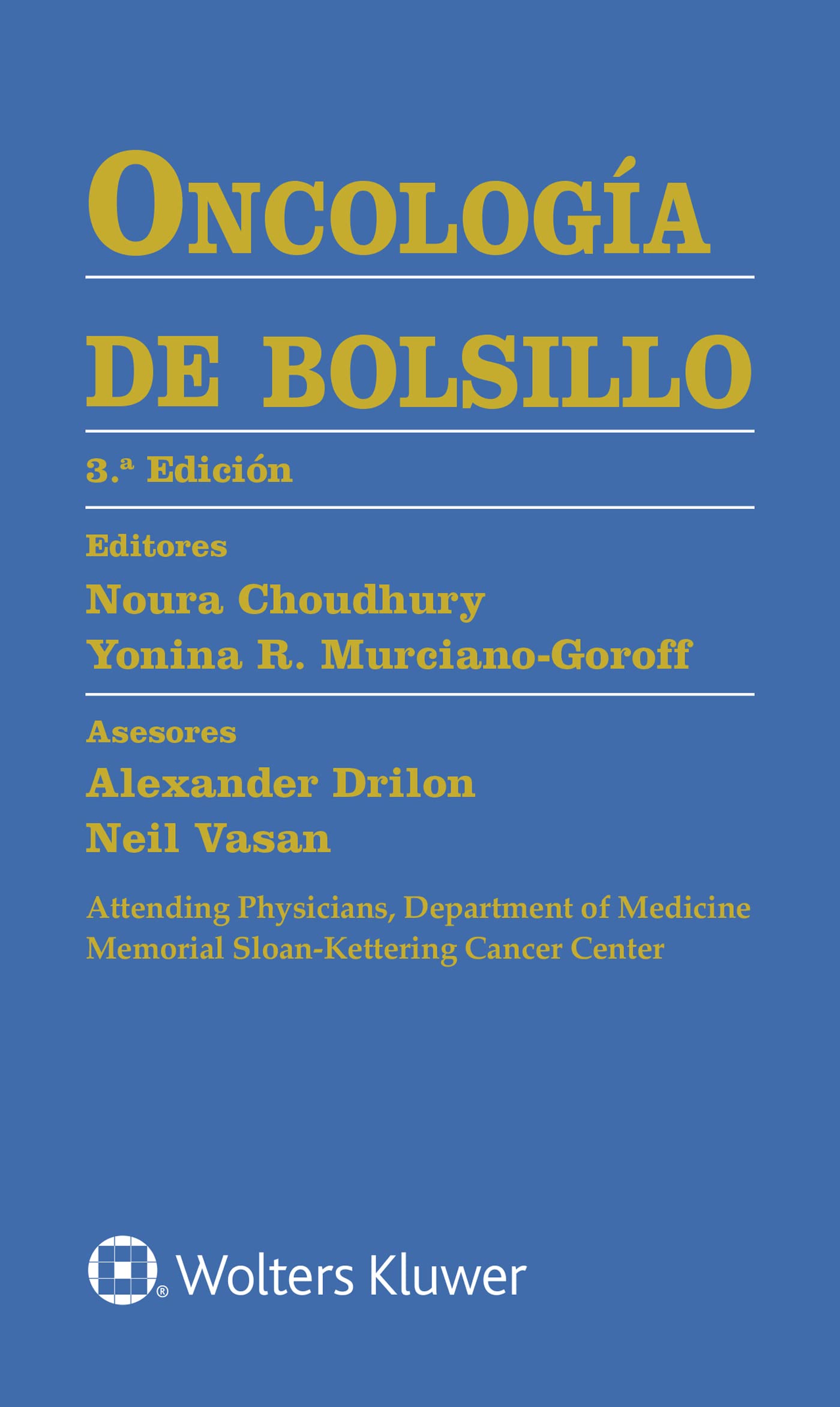 Oncología de bolsillo (Spanish Edition)