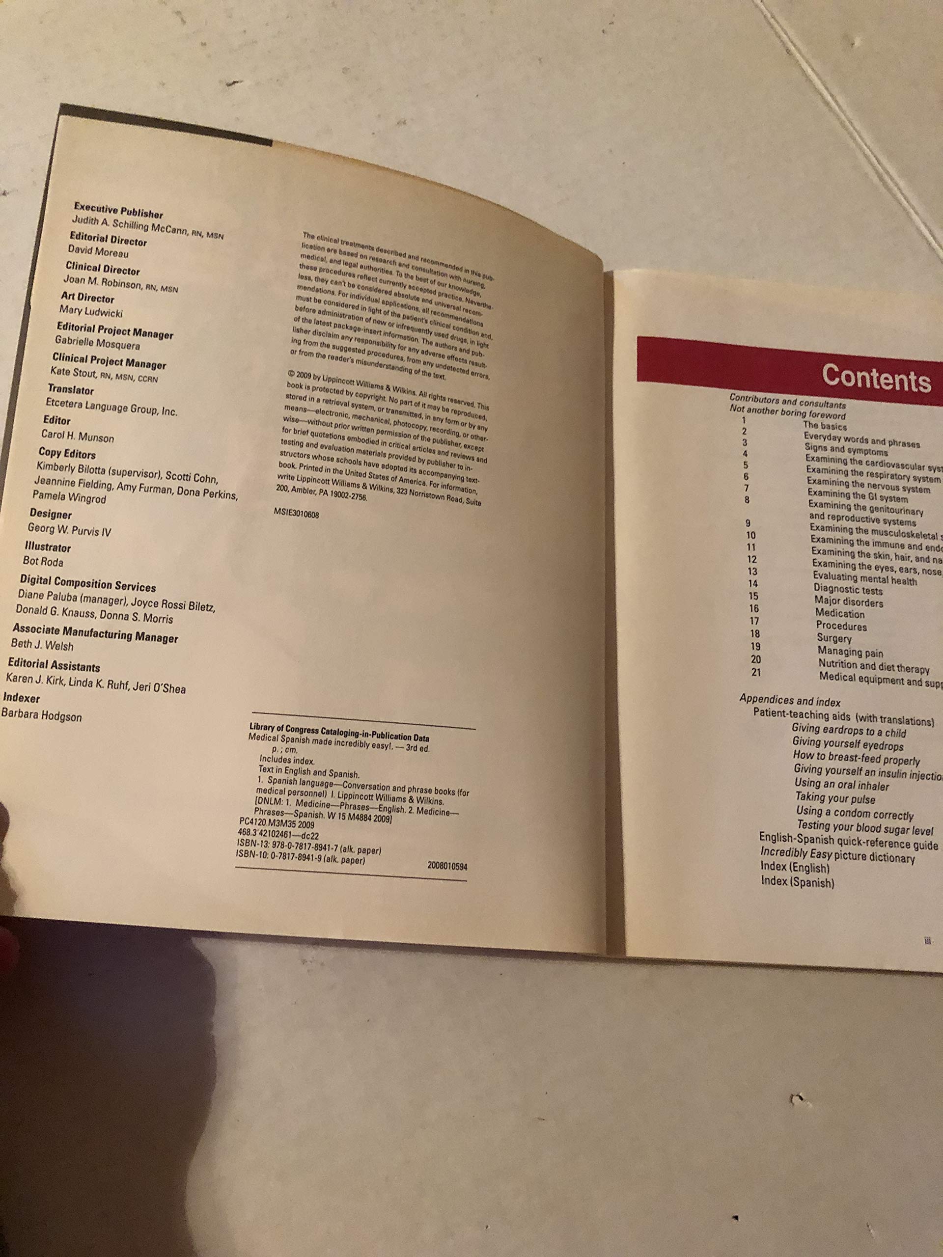 Medical Spanish Made Incredibly Easy! (Incredibly Easy! Series®)