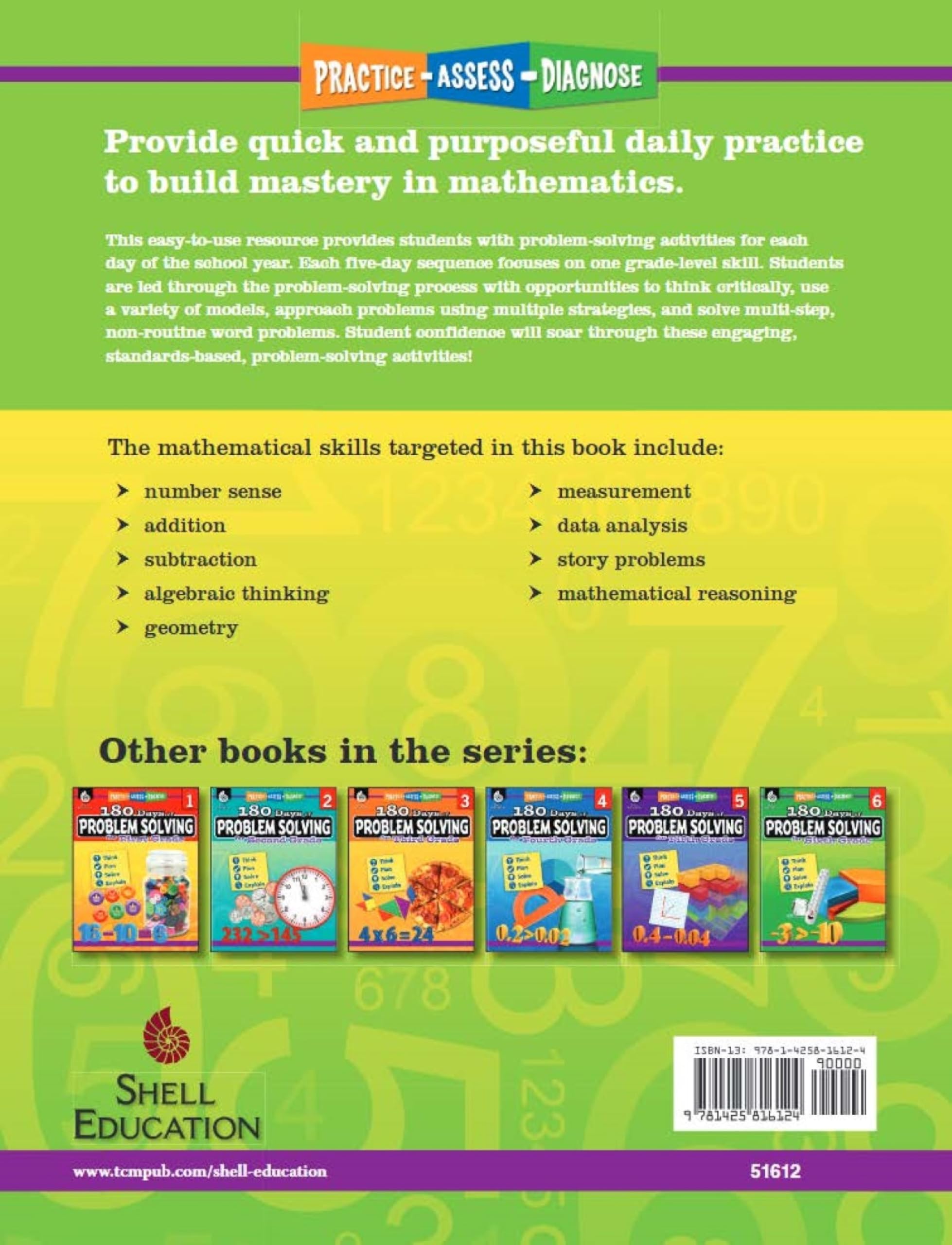 180 Days™: STEAM, Science, Math, & Problem Solving Grade K: 4-Book Set (180 Days of Practice)
