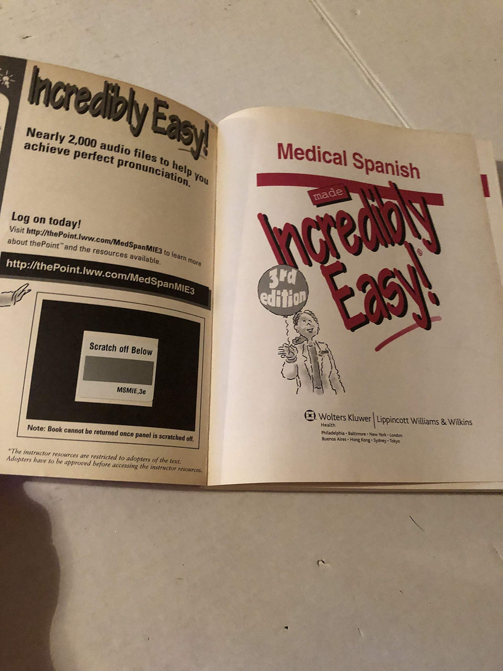 Medical Spanish Made Incredibly Easy! (Incredibly Easy! Series®)