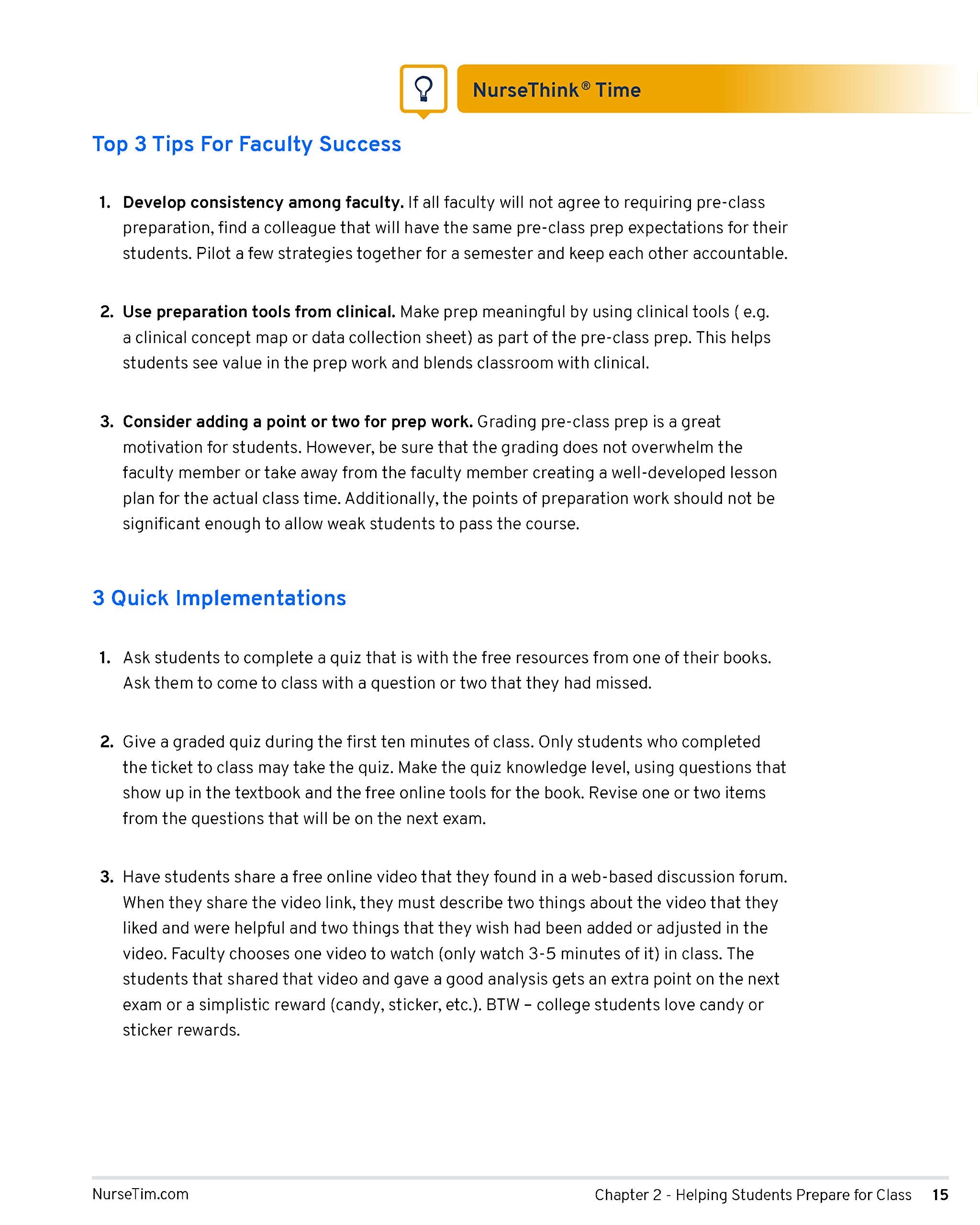 NurseThink® for Nurse Educators: Success Manual