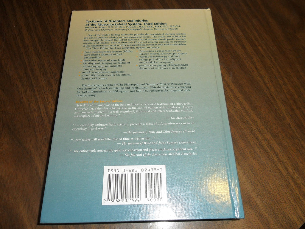 Textbook of Disorders and Injuries of the Musculoskeletal System