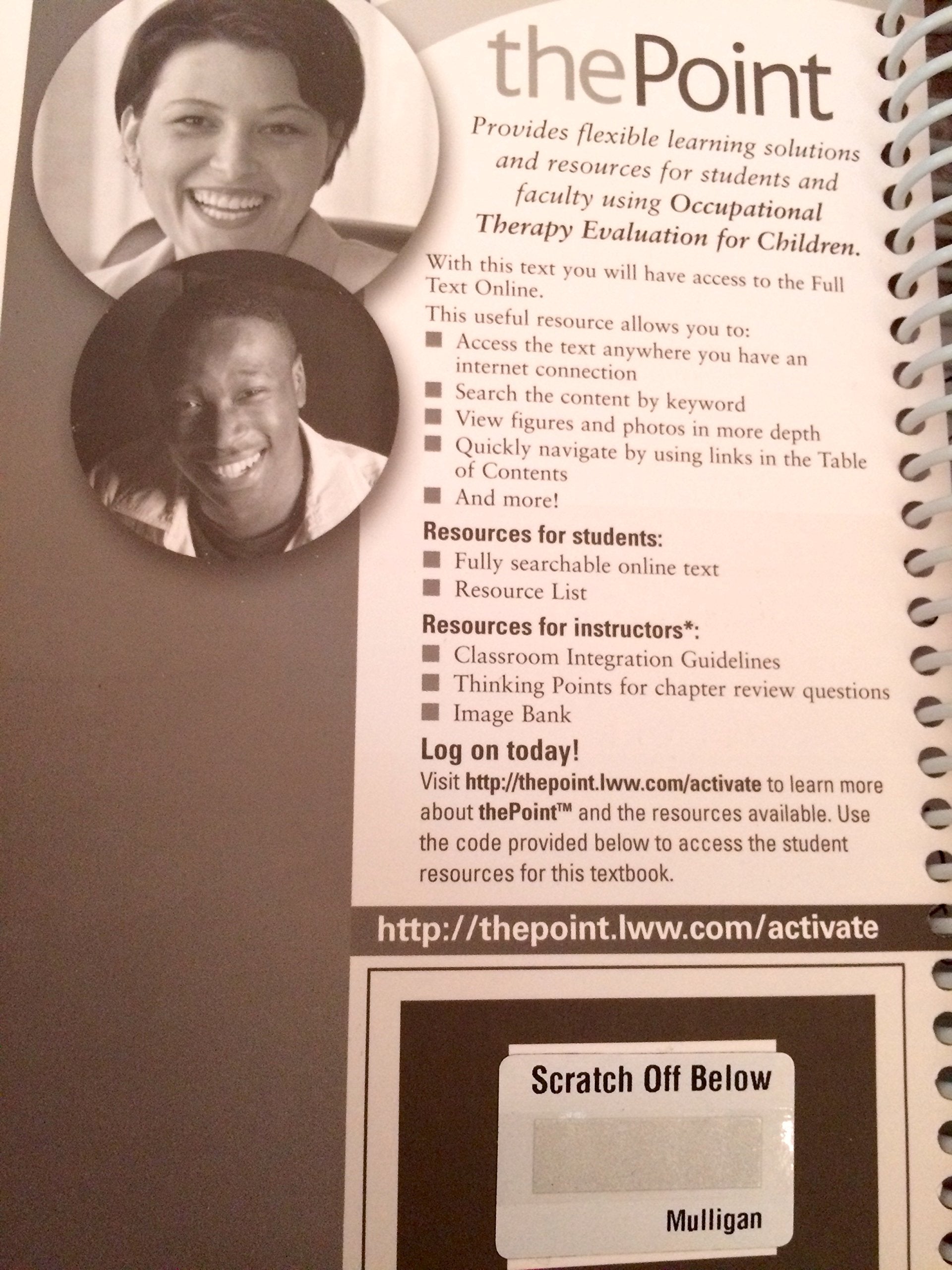 Occupational Therapy Evaluation for Children: A Pocket Guide