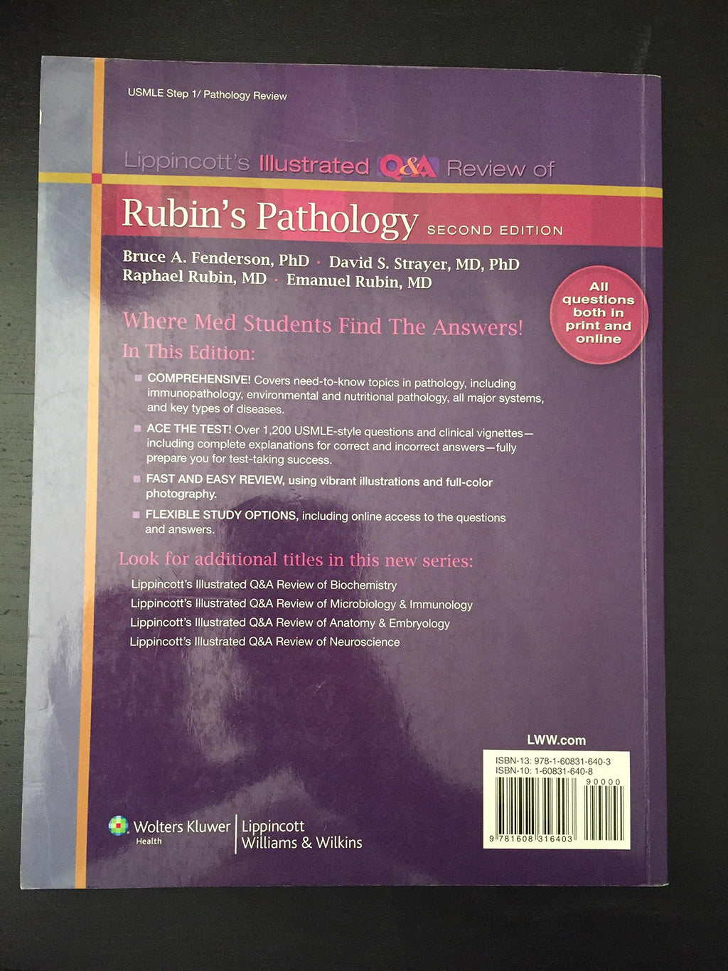 Lippincott's Illustrated Q&A Review of Rubin's Pathology, 2nd edition